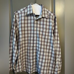 100% cotton men’s button down dress shirt